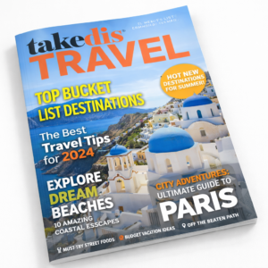 TakeDis Magazine Advertising Quarter Page